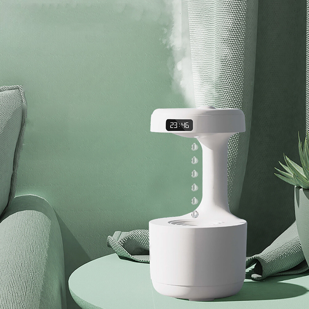 Humidificador antigravedad con reloj difusor de aroma