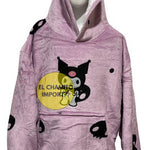 Maxi Poleron Sherpa Hello Kitty Kuromi Melody Kawaii Niñas