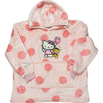 Maxi Poleron Sherpa Hello Kitty Kuromi Melody Kawaii Niñas