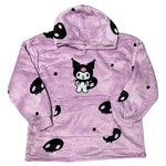 Maxi Poleron Sherpa Hello Kitty Kuromi Melody Kawaii Niñas